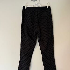 Marc by Marc Jacobs Textured Black Pants